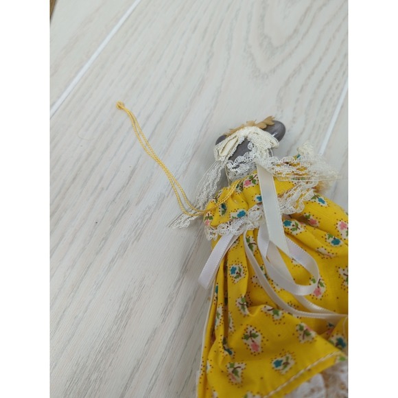 Ducks and Friends Mama Precious Mouse yellow dress Gray porcelain head baby - Picture 9 of 13